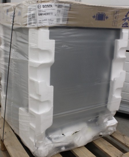 SALE OUT. | SALE OUT. Dishwasher | SMV4EMX71S | Built-in | Width 60 cm | Number of place settings 14 | Number of programs 6 | Energy efficiency class B | Display | AquaStop function | White | DAMAGED PACKAGING