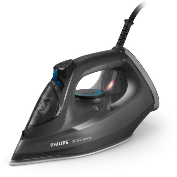 Philips Steam iron | DST3041/80 3000 series | Steam Iron | 2600 W | Continuous steam 40 g/min | Water tank capacity 300 ml | Black | Steam boost performance 200 g/min