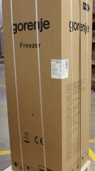 Gorenje Freezer | FN617EES5 | Energy efficiency class E | Upright | Free standing | Height 172 cm | Total net capacity 240 L | No Frost system | Display | Stainless Steel | DAMAGED PACKAGING