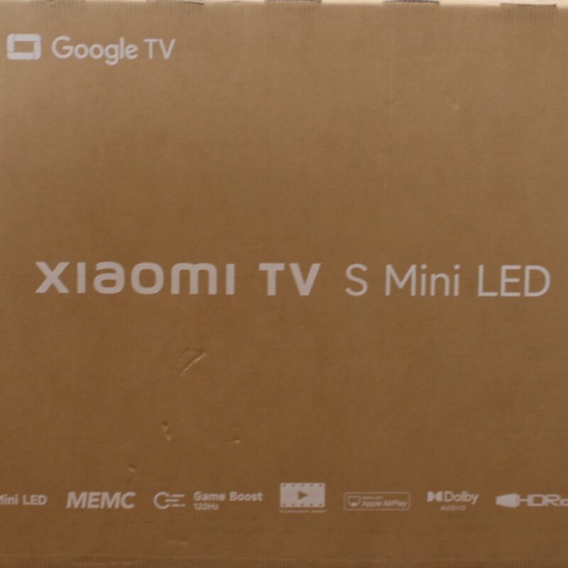 SALE OUT. Xiaomi TV S Mini LED 55 2026 | SALE OUT. Xiaomi S Mini LED 2026 | 55 | Smart TV | Google TV | 4K UHD | Dark Grey | DAMAGED PACKAGING, SCRATCHED BODY (BACK, LEFT SIDE)