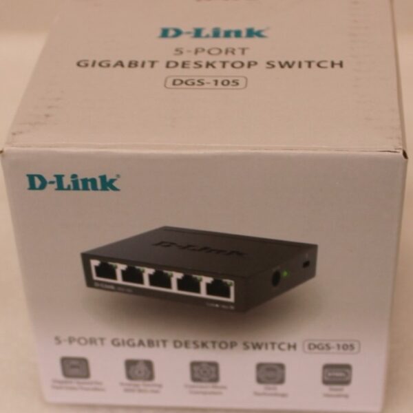 SALE OUT. D-Link DGS-105GL/E 5-Port Gigabit Ethernet Switch | SALE OUT. Ethernet Switch | DGS-105/E | Unmanaged | Desktop | Gigabit Ethernet (copper) ports quantity 5 | 60 month(s) | UNPACKED