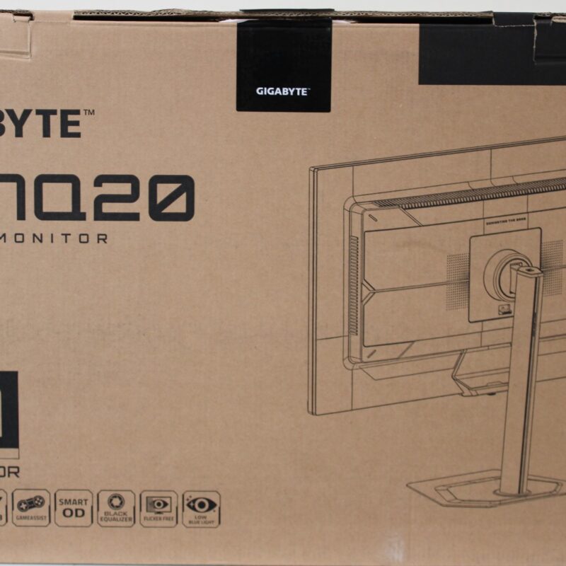 SALE OUT. GIGABYTE GAMING MONITOR 27" G27Q20 | SALE OUT. G27Q20 EK | 27 " | SS IPS | QHD | 200 Hz | 0.5 ms | 2560 x 1440 pixels | 350 cd/m² | HDMI ports quantity 2 | Warranty 36 month(s) | DAMAGED PACKAGING, DEMO - Image 4