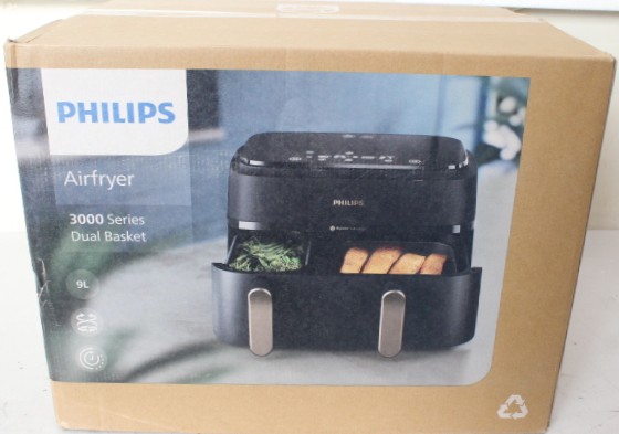 SALE OUT. | Philips | Airfryer | NA352/00 | Power 2750 W | Capacity 9 L | Rapid Air technology | Charcoal Grey/Copper | DAMAGED PACKAGING | 24 month(s)