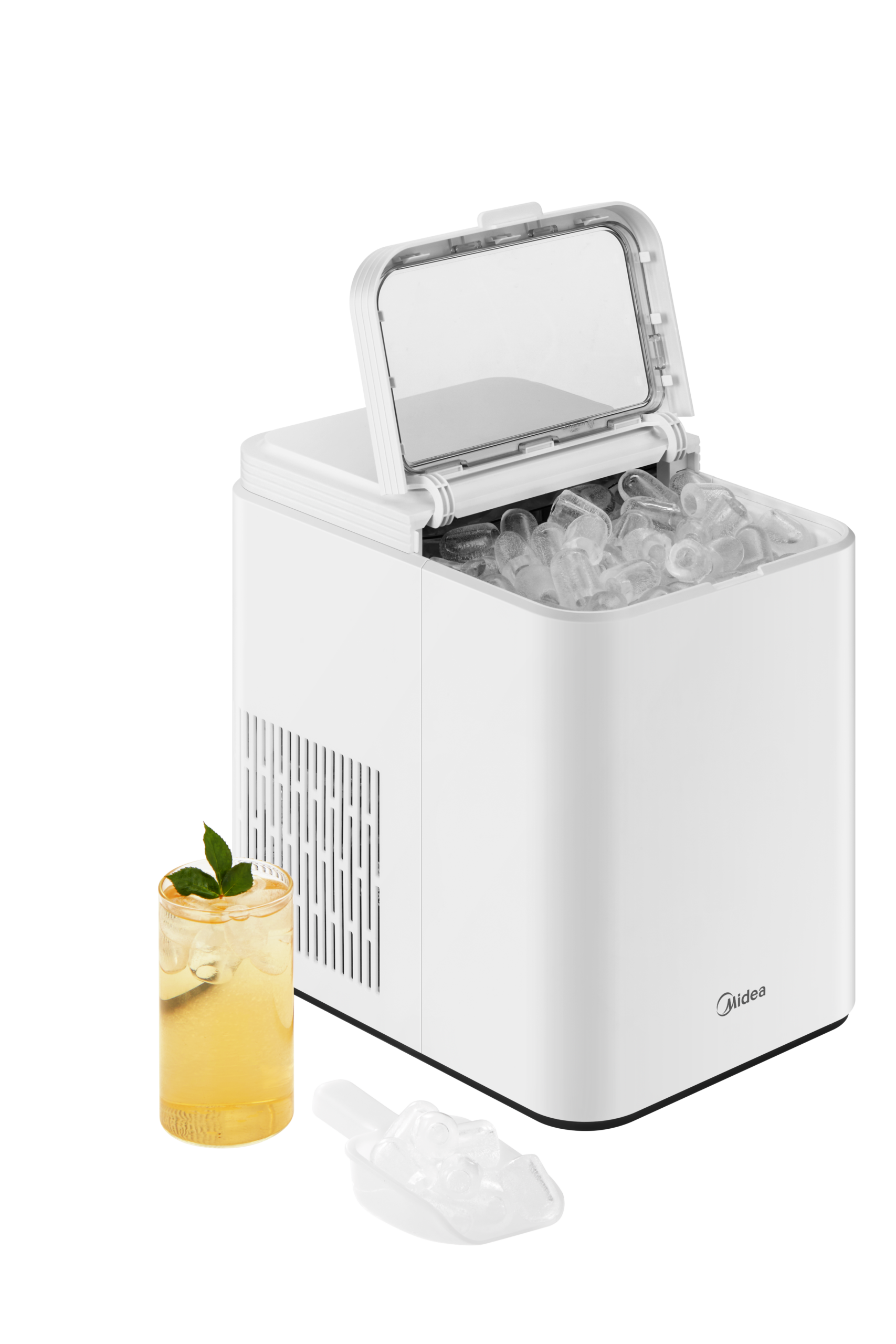 Midea Ice Maker | MERI12BG01EU | Power 180 W | Capacity 1.3 L | White - Image 3
