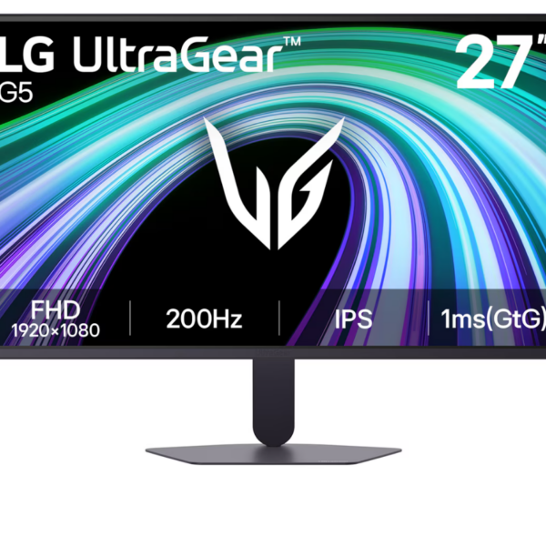 LG | 27G523B-B UltraGear G5 | 27 " | IPS | FHD | 16:9 | 200 Hz | 1 ms | 27 pixels | 300 cd/m² | HDMI ports quantity 2