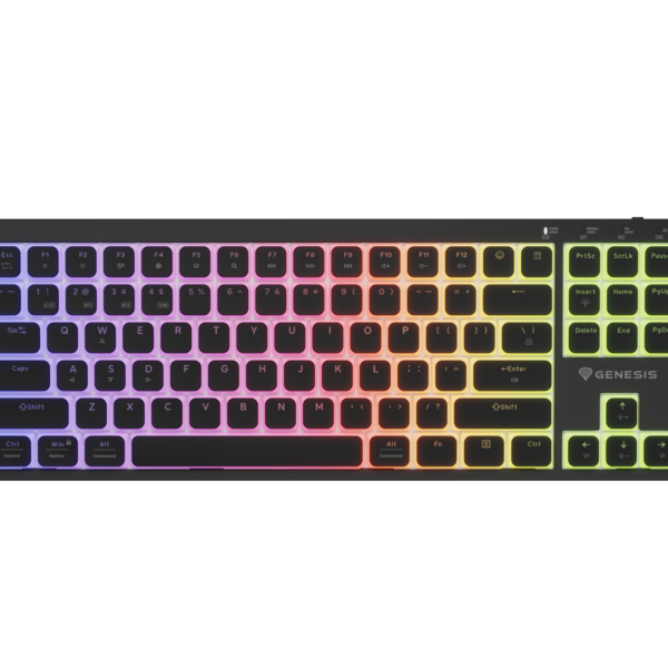 Genesis Thor 430 TKL | Gaming Keyboard | Wireless | Bluetooth | US | Linear | Black