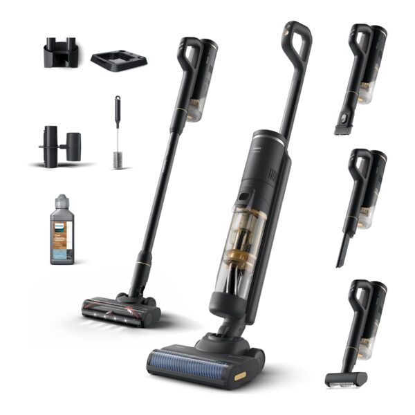 Philips Vacuum cleaner | XW7264/11 AquaTrio 7000 series | Cordless operating | Handstick | Washing function | 160 W | 21.6 V | Black