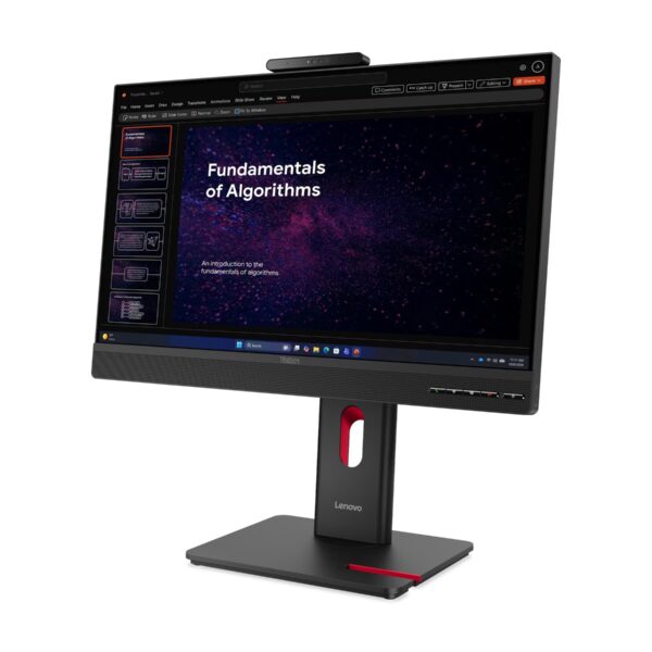 Lenovo ThinkCentre TIO24 G6 | 24 " | IPS | FHD | 16:9 | 120 Hz | 4 ms | Touchscreen | 1920 x 1080 pixels | 250 cd/m² | HDMI ports quantity 1 | Eclipse Black