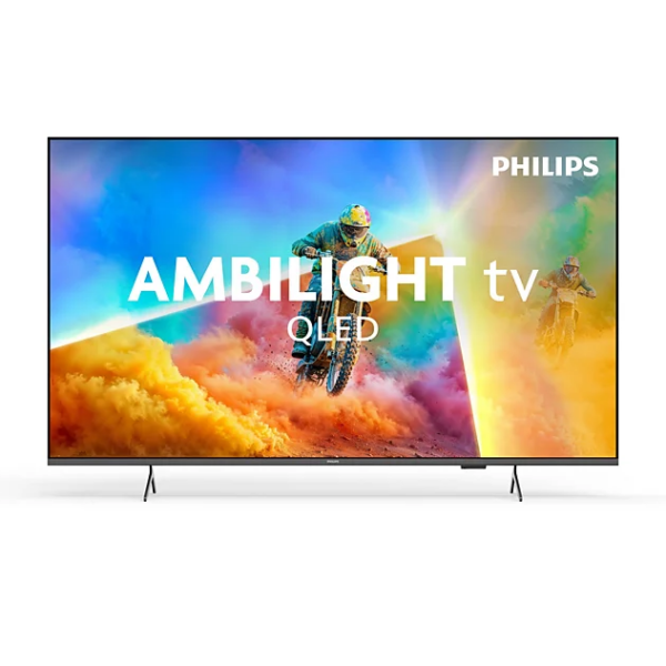 Philips 55PQS8501/12 | 4K QLED Ambilight TV | 55 | Smart TV | Titan OS | UHD | Black