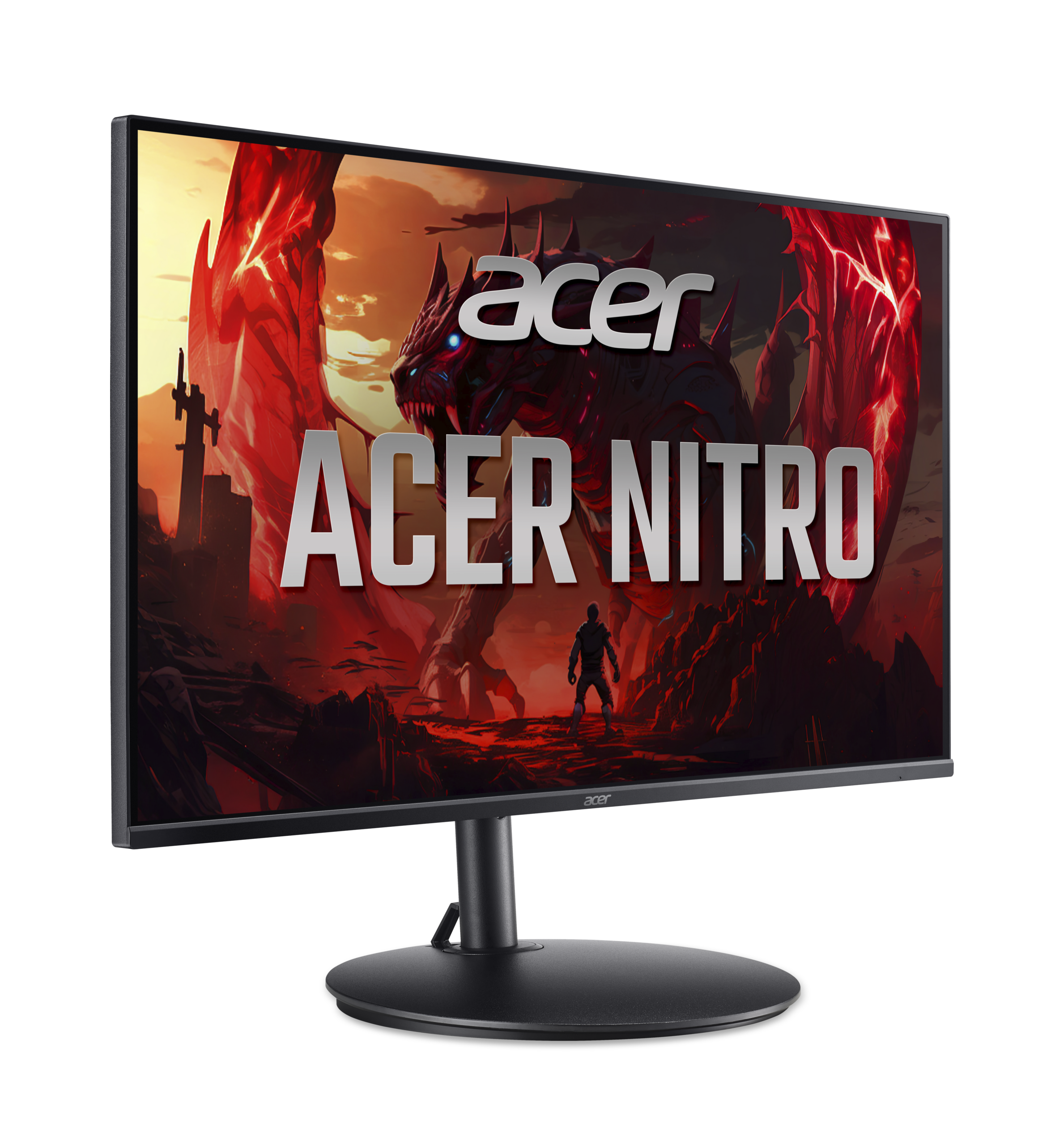 Acer Nitro XF27FX Ergo | 27 " | IPS | FHD | 16:9 | 240 Hz | 0.5 ms | 1920 x 1080 pixels | 250 cd/m² | HDMI ports quantity 2 | Black - Image 2