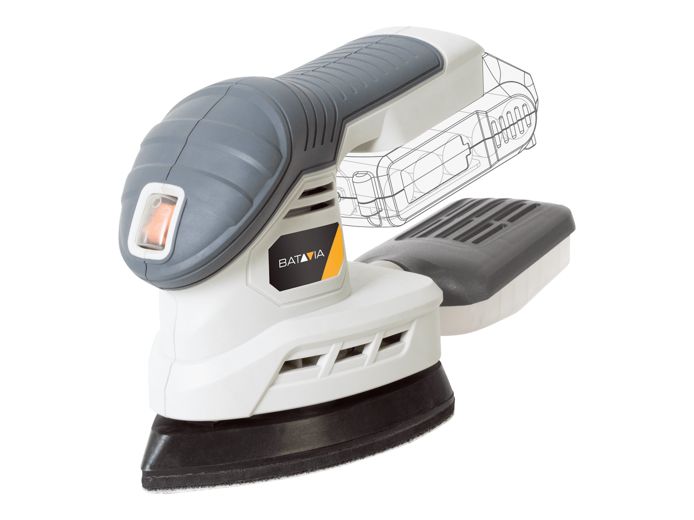 Batavia B.V. 18V Cordless Detail Sander - Image 8