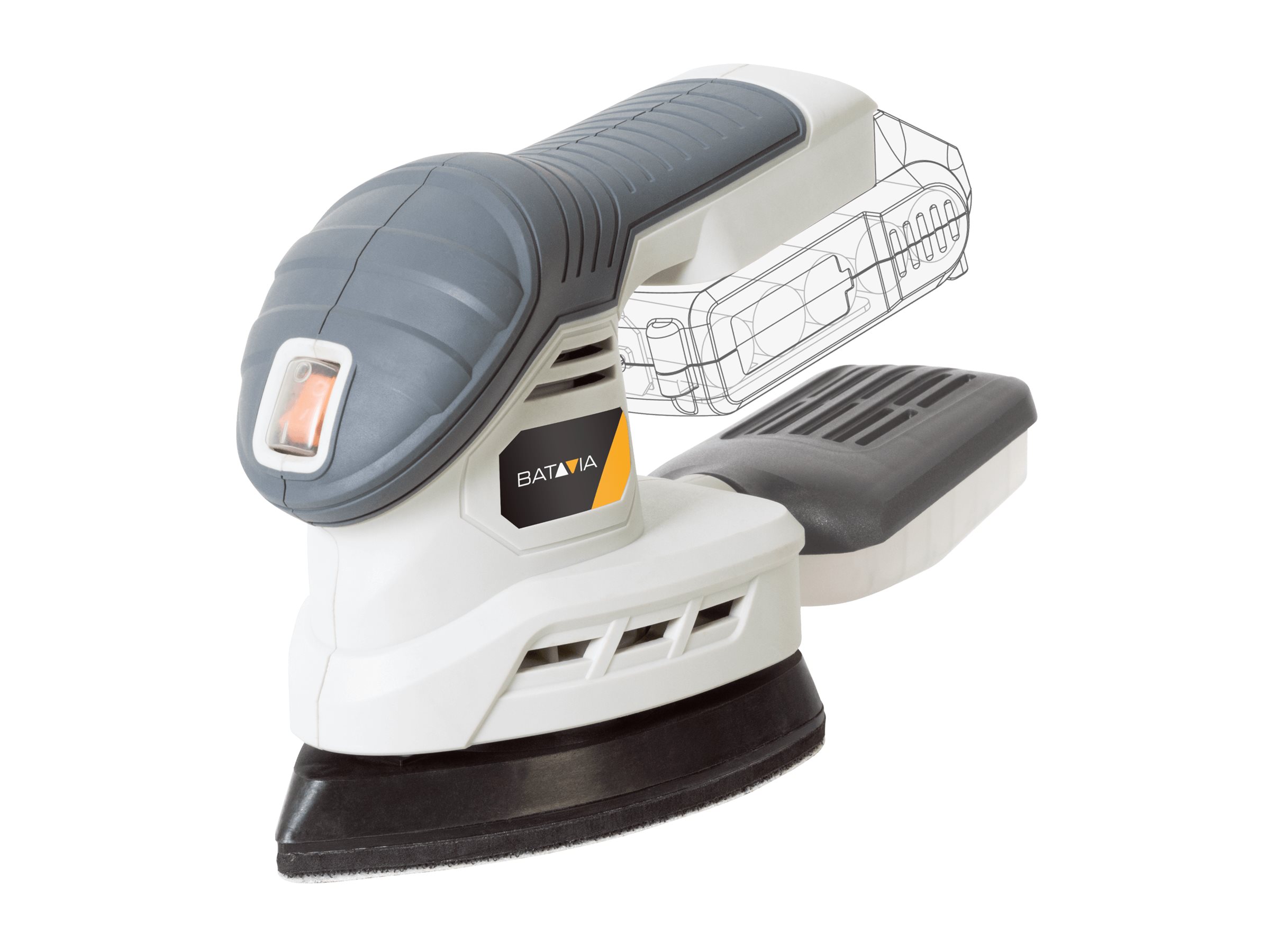Batavia B.V. 18V Cordless Detail Sander - Image 9