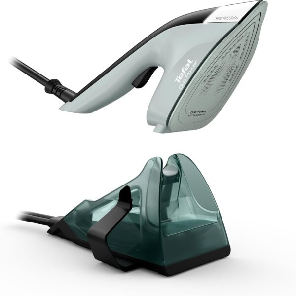 Tefal JF4031E0 2-in-1 vertical steam iron, green & black