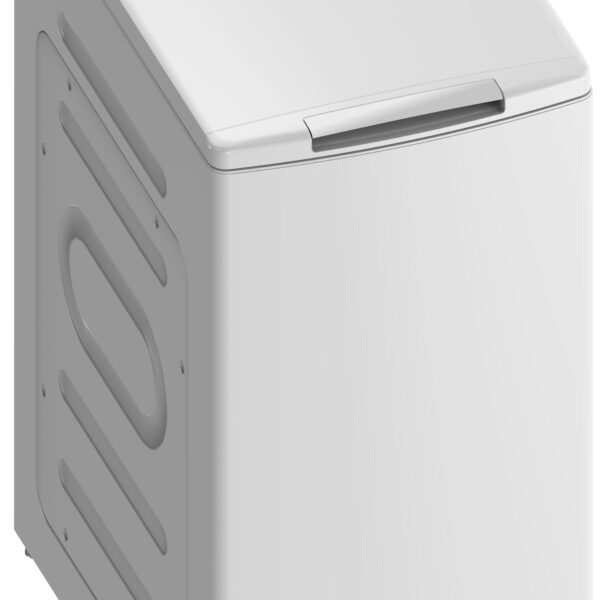 Midea | Washing Machine | MF100T70BA10/W-HR | Energy efficiency class A | Top loading | Washing capacity 7 kg | 1200 RPM | Depth 61 cm | Width 40 cm | Display | LED | Steam function | White