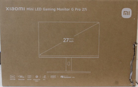 SALE OUT. Xiaomi Mini LED Gaming Monitor G Pro 27i EU | SALE OUT. Xiaomi | Mini LED Gaming Monitor G Pro 27i EU | 27 " | LED | 16:9 | 180 Hz | 1 ms | 2560 x 1440 pixels | HDMI ports quantity 2 | Warranty 24 month(s) | DAMAGED PACKAGING