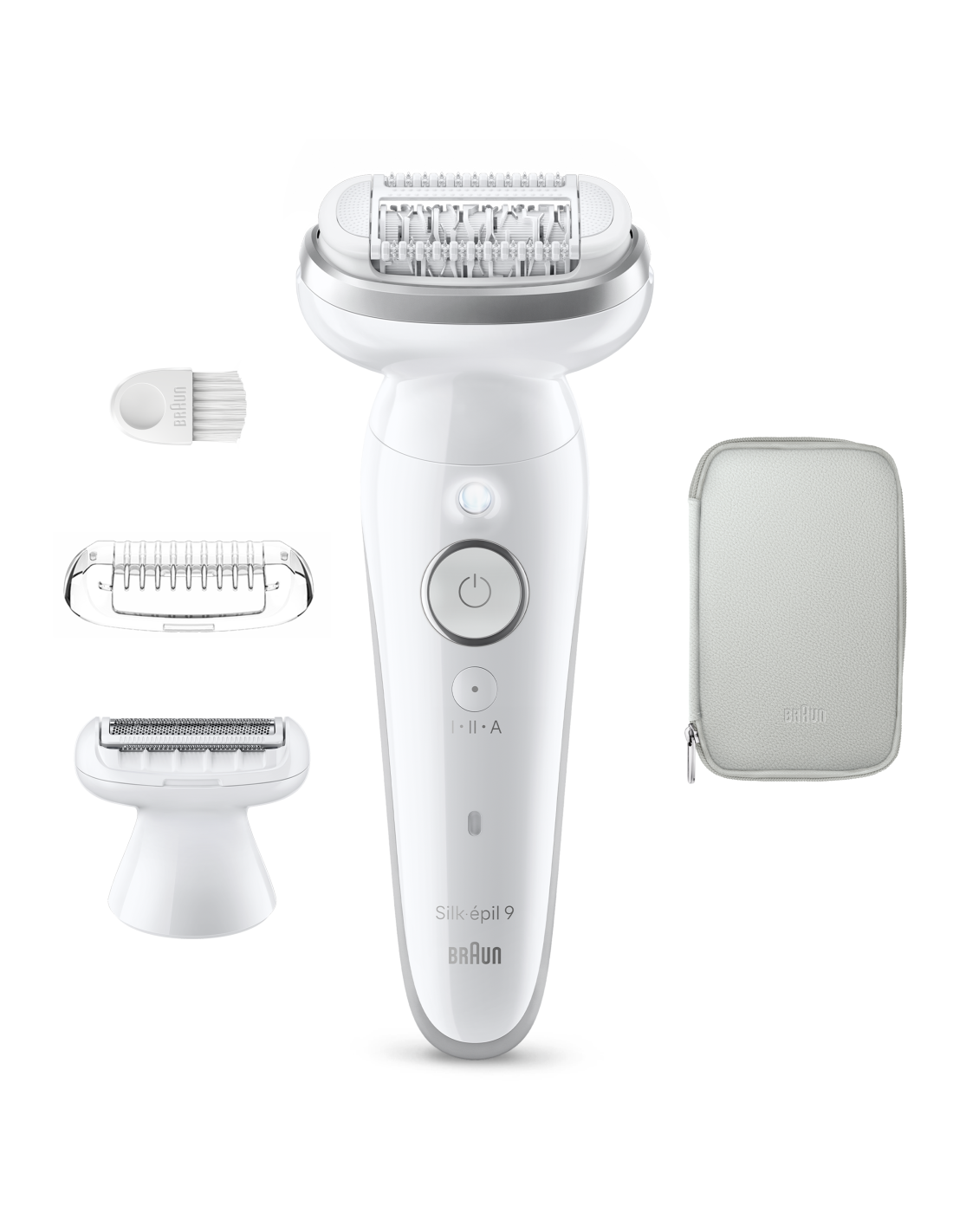 Braun Silk-épil 9 SES9-030 | Epilator | Operating time (max) 50 min | Number of power levels 2 | Wet & Dry | White/Silver - Image 4