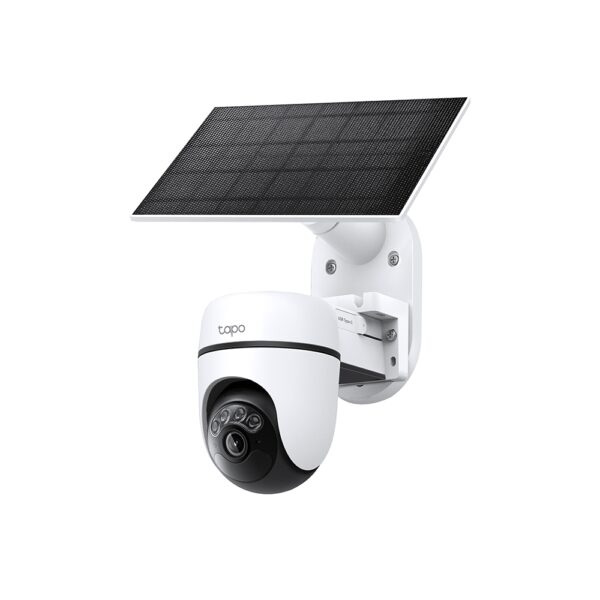 TP-LINK TC90 KIT | Solar-Powered Pan/Tilt Security Camera Kit | 3 MP | 4mm/F1.6 | MicroSD Card Up to 512 GB