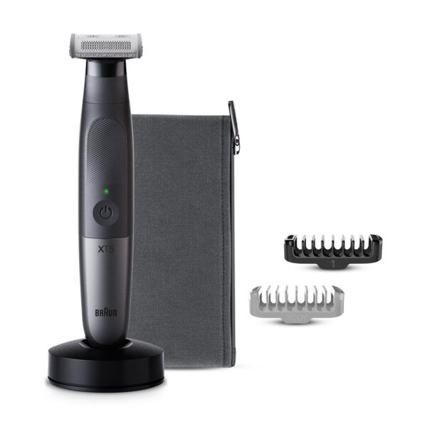 Braun Face and Body Hair trimmer | XT5300 Series XT5 | Cordless | Wet & Dry | Number of length steps 6 | Black/Silver