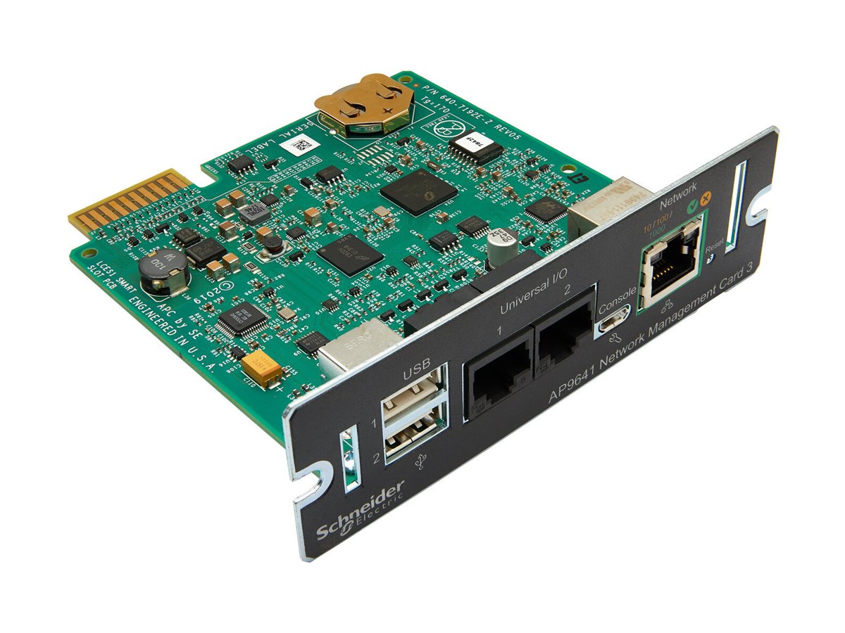 Schneider Electric AP9641 | Network Management Card 3 (NMC3) with Environmental Monitoring, secure remote UPS monitoring and management - Image 3