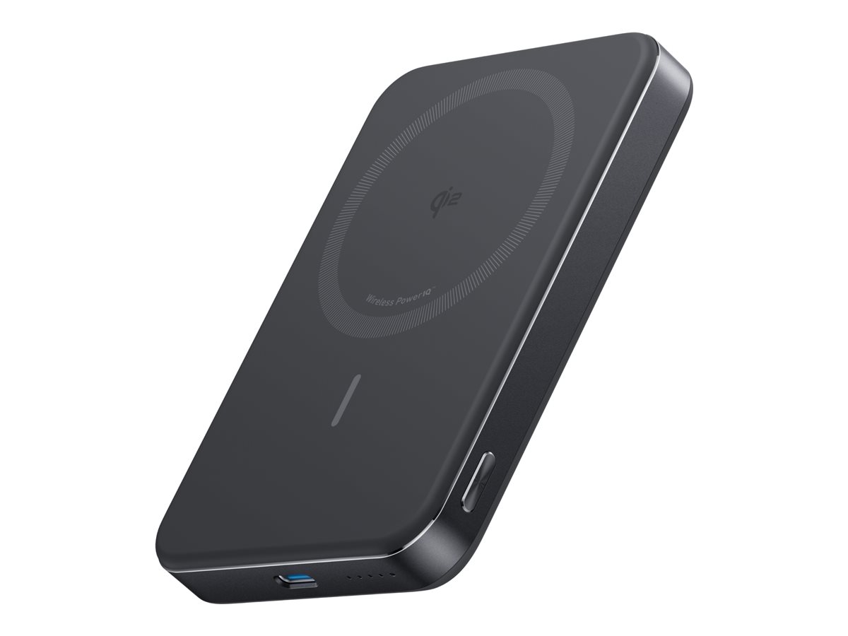 Anker MagGo Wireless Powerbank (With 30W C port, Ultra slim) | A1664H11 | 10000 mAh | Black - Image 2