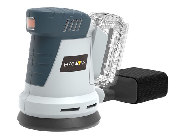 Batavia B.V. 18V Cordless Orbital Sander 125mm; Compact and balanced design for precise sanding - Image 2