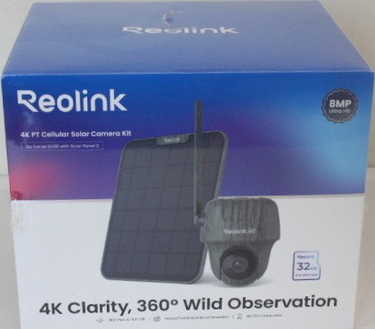 SALE OUT. Reolink Go Series G450 4K 4G LET Hunting Camera with Solar Panel, Camouflage | Reolink | Hunting Camera with Solar Panel | Go Series G450 | 24 month(s) | PTZ | 8 MP | Fixed | Micro SD, Max. 128 GB | DAMAGED PACKAGING