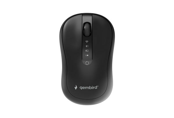 Gembird Dual-mode mouse | MUSW2-4B-01 | Wireless | 2.4G, Bluetooth | Black