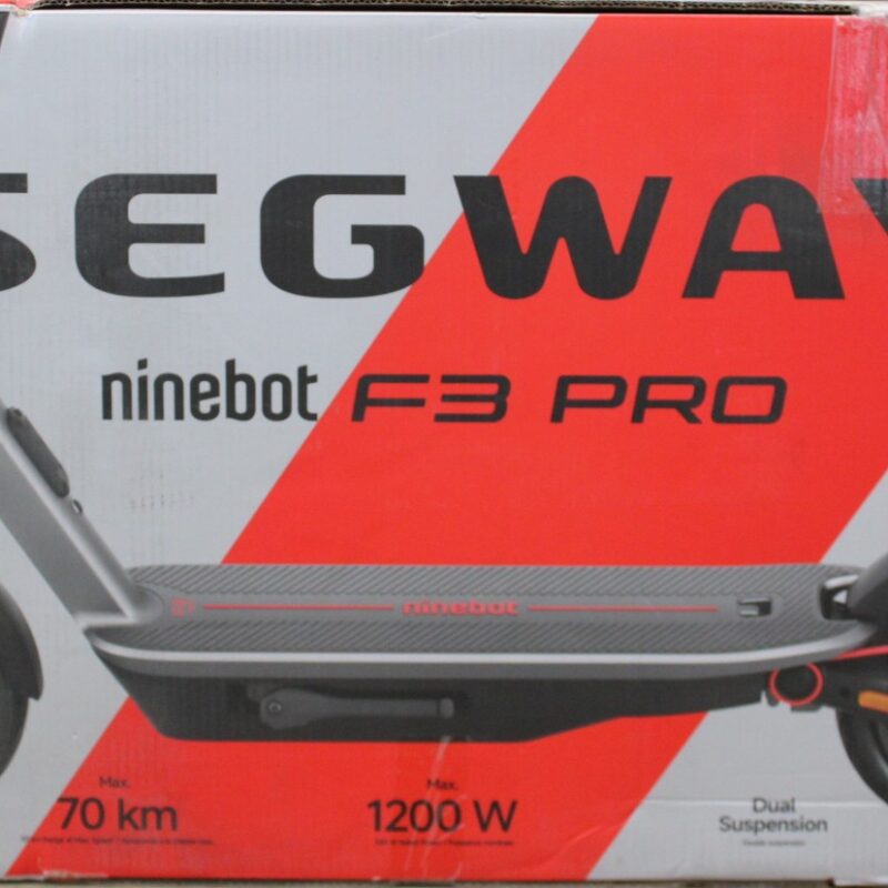 SALE OUT. Ninebot by Segway eKickScooter F3 Pro E | Segway F3 Pro E | eKickScooter | Up to 25 km/h | 10 " | 24 month(s) | Black | DAMAGED PACKAGING AND PAINT, DIRTY, SCRATCHED, MOUNTING MARKS