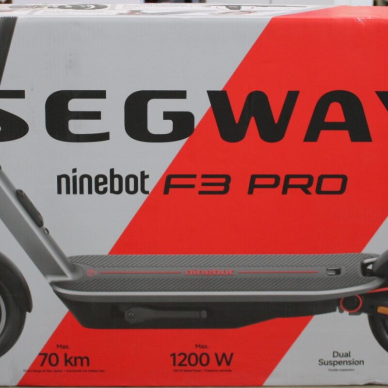 SALE OUT. Ninebot by Segway eKickScooter F3 Pro E | Segway F3 Pro E | eKickScooter | Up to 25 km/h | 10 " | 24 month(s) | Black | DAMAGED PACKAGING AND PAINT, DIRTY, SCRATCHED, MOUNTING MARKS - Image 2