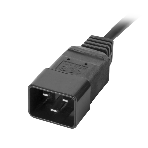 Lanberg Power Distribution unit (PDU) 19" 1U 16A 2M 4x C19 6x IEC C13 Sockets C20 | PDU-04I1906I-0200-C20-BK