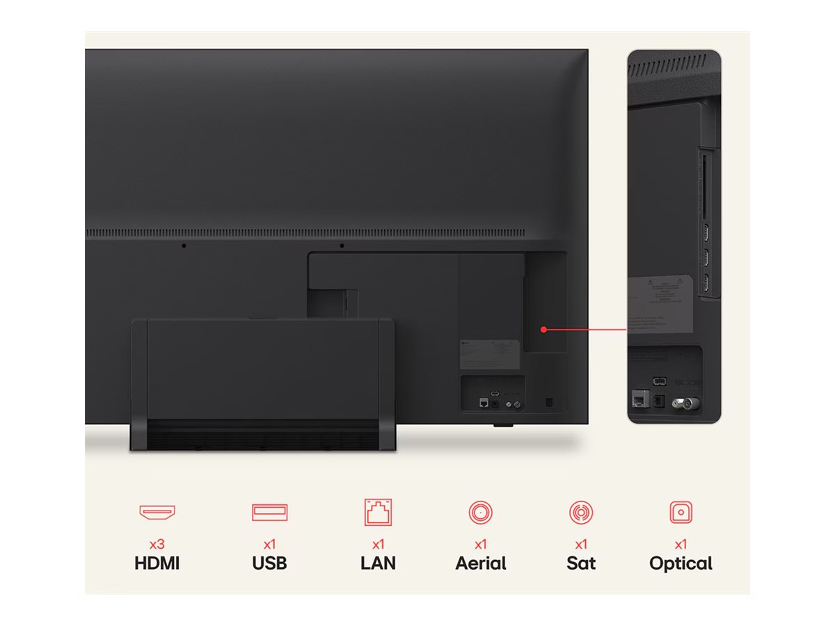 LG QNED 4K evo AI Mini LED TV | 55QNED8EB3B | 55 | Smart TV | webOS | UHD | Black - Image 4