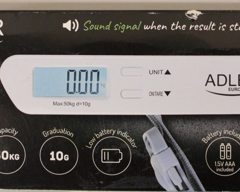 SALE OUT. Adler Travel Luggage Scale | AD 8191 | Maximum weight (capacity) 50 kg | Accuracy 10 g | Grey | DAMAGED PACKAGING