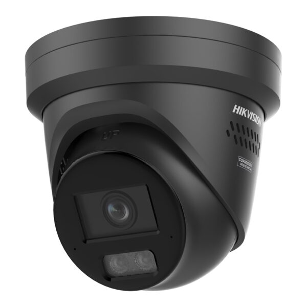Hikvision Smart Hybrid Light with ColorVu Fixed Turret Network Camera | DS-2CD2387G3-LIS2UY/SL (2.8mm) BLACK | Dome | 8 MP | 2.8-4mm/F1.0 | IP67 | H.264/H.264+/H.265/H.265+ | microSD/microSDHC/microSDXC card, up to 512 GB