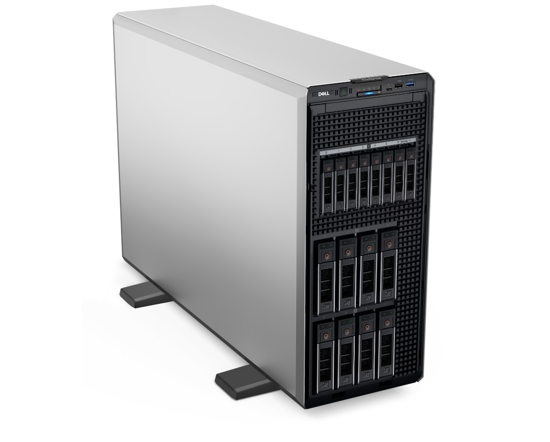Dell PowerEdge | T560 | Tower | Intel Xeon | 1 | Silver 4510 | 12 | 24 | 2.4 GHz | 1x32GB/2x4TB | Up to 8x3.5" | PERC H755 | iDRAC9 Enterprise | No OS | Warranty Basic NBD, 36 month(s) - Image 3