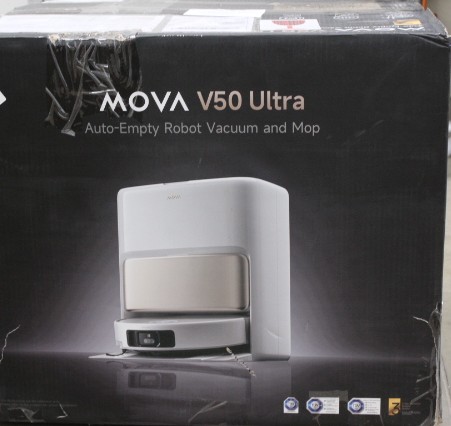 SALE OUT. MOVA V50 Ultra Robot Vacuum, White | MOVA Robot Vacuum | V50 Ultra | Wet&Dry | 6400 mAh | Dust capacity 3.2 L | 24000 Pa | White | DAMAGED PACKAGING | 34 month(s)