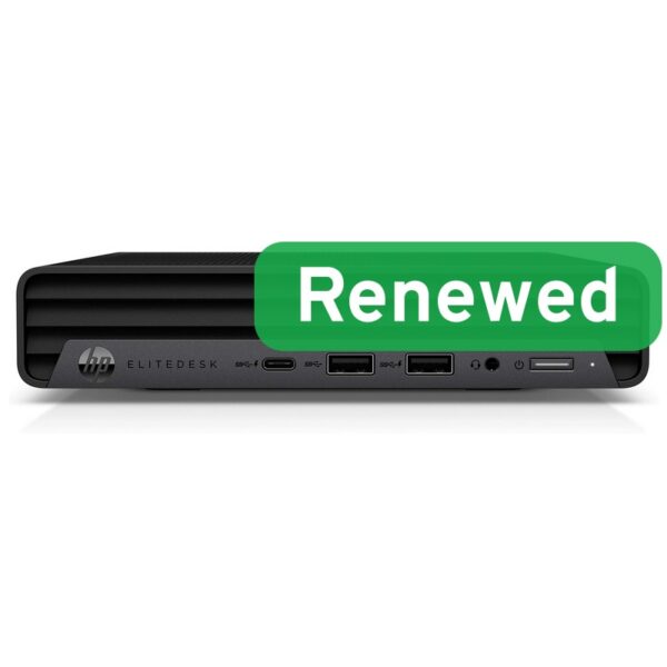 HP Renewed Grade A | EliteDesk 805 G6 Desktop Mini | AMD Ryzen 5 PRO | 4650GE | 16 GB | SSD | 512 GB | AMD Radeon Graphics | Windows 11 Pro