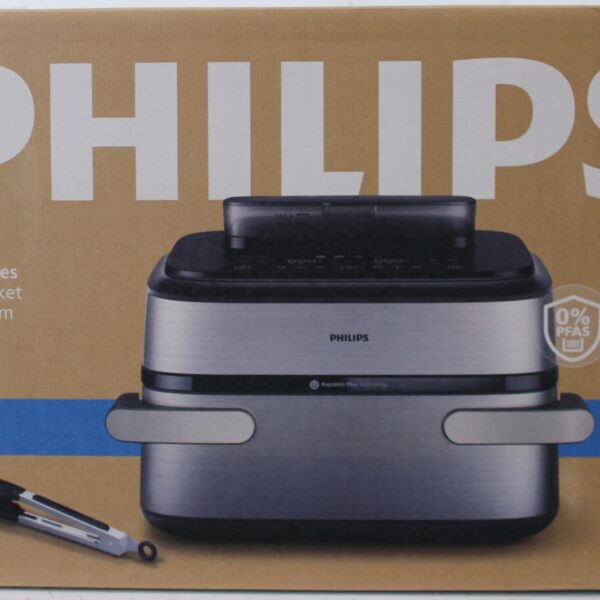 SALE OUT. Philips NA565/02 Airfryer with steam function, flexible Megabasket, 10 L, Silver/Black | Philips DAMAGED PACKAGING | 24 month(s)
