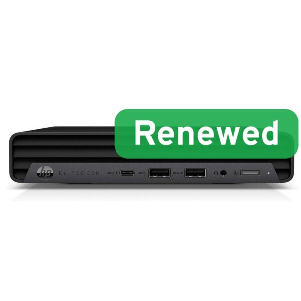 HP Renewed Grade B | EliteDesk 800 G6 Desktop Mini | Intel Core i5 | i5-10500 | 8 GB | SSD | 256 GB | Intel UHD Graphics 630 | Windows 11 Pro
