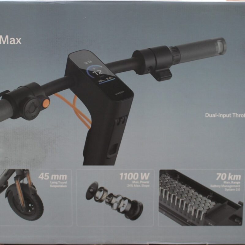 SALE OUT. Xiaomi Electric Scooter 6 Max GL | Xiaomi 24 month(s) | DAMAGED PACKAGING, PAINT AND BODY (NEAR SCREEN). MISSING INNER PACKAGING. ITEM IS SCRATCHED, DIRTY - Image 3