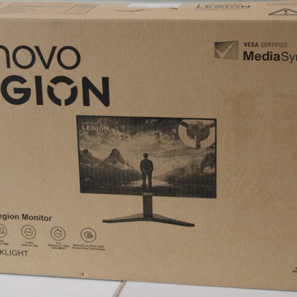 SALE OUT. Lenovo | Legion R24s | 24 " | IPS | 16:9 | 144 Hz | 1 ms | 1920 x 1080 pixels | 250 cd/m² | HDMI ports quantity 1 | Raven Black | Warranty 36 month(s) | DAMAGED PACKAGING