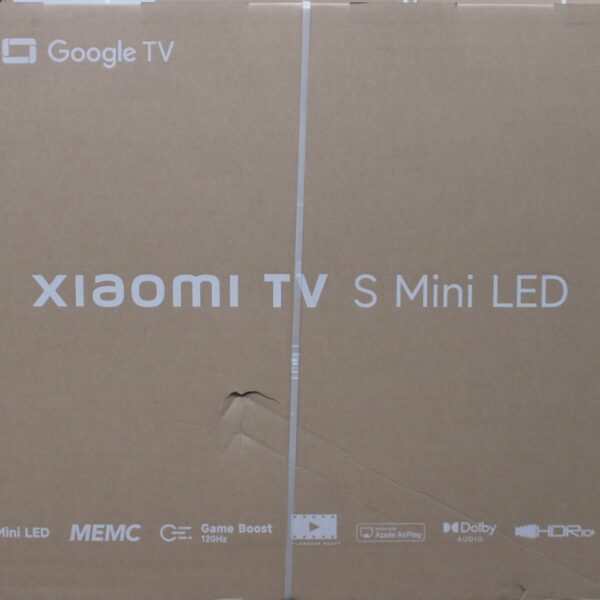 SALE OUT. Xiaomi TV S Mini LED 65 2026 | SALE OUT. Xiaomi | S Mini LED 2026 | 65 | Smart TV | Google TV | 4K UHD | Dark Grey | DAMAGED PACKAGING, DENTED BACKSIDE