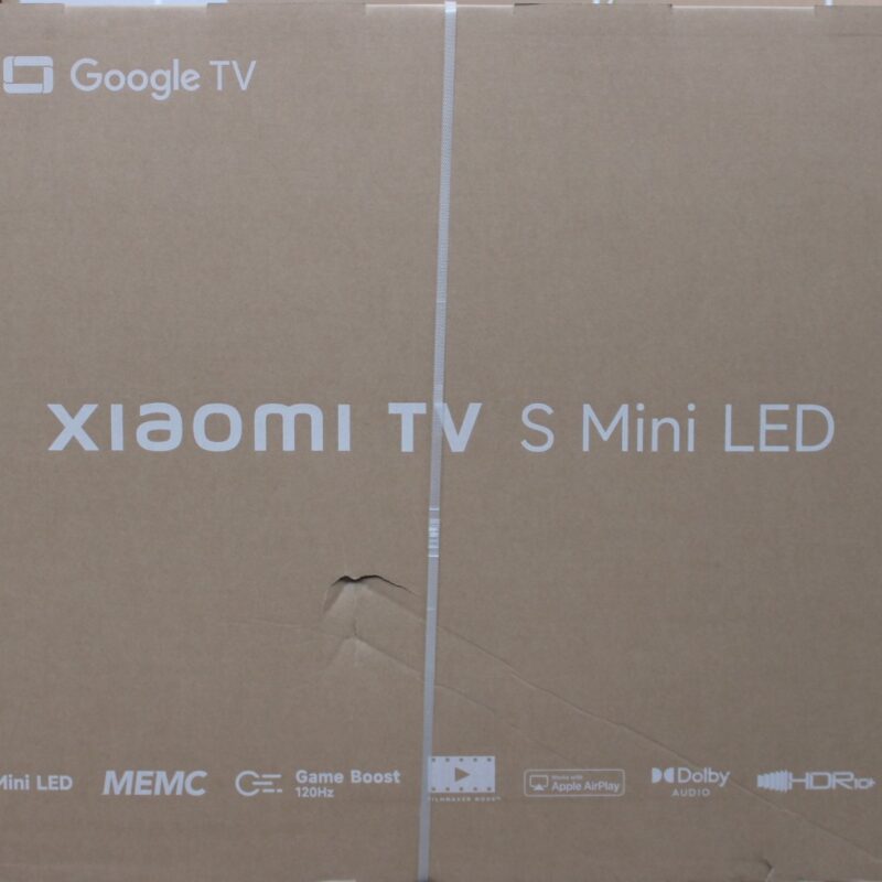 SALE OUT. Xiaomi TV S Mini LED 65 2026 | SALE OUT. Xiaomi | S Mini LED 2026 | 65 | Smart TV | Google TV | 4K UHD | Dark Grey | DAMAGED PACKAGING, DENTED BACKSIDE