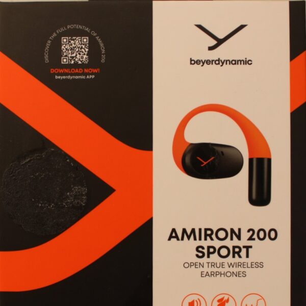 SALE OUT. Beyerdynamic AMIRON 200 Open TWS earphones with charging case and USB cable, Sport Sample DEMO | Beyerdynamic DEMO | Warranty 24 month(s)