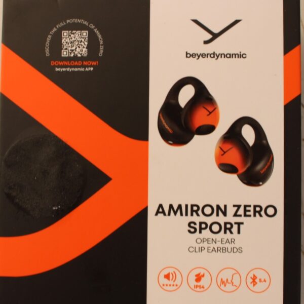 SALE OUT. Beyerdynamic Amiron Zero Open TWS clip earbuds with charging case and USB cable, Sport Sample DEMO | Beyerdynamic DEMO | Warranty 24 month(s)