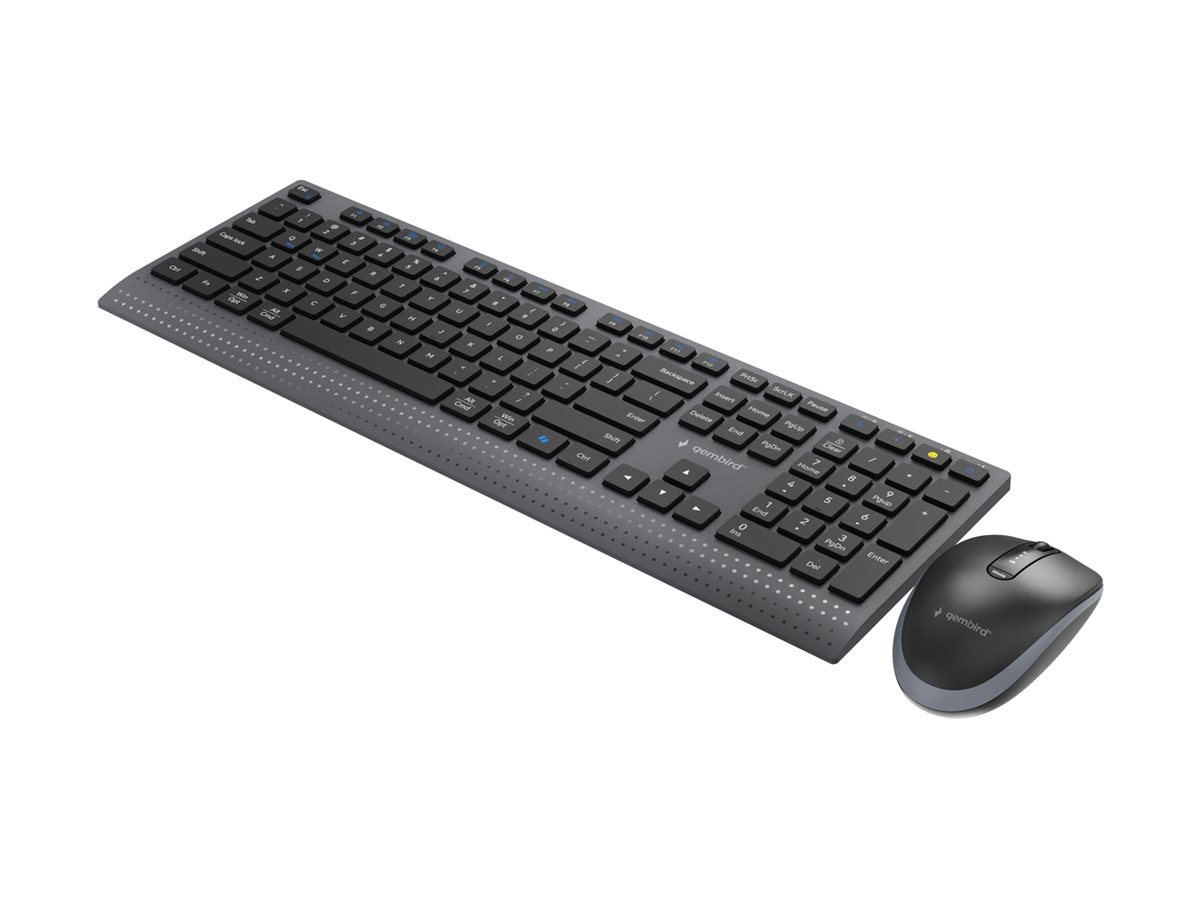 Gembird KBS-WPS-02 | Keyboard and Mouse Set | Wireless | US | Bluetooth | Black - Image 3