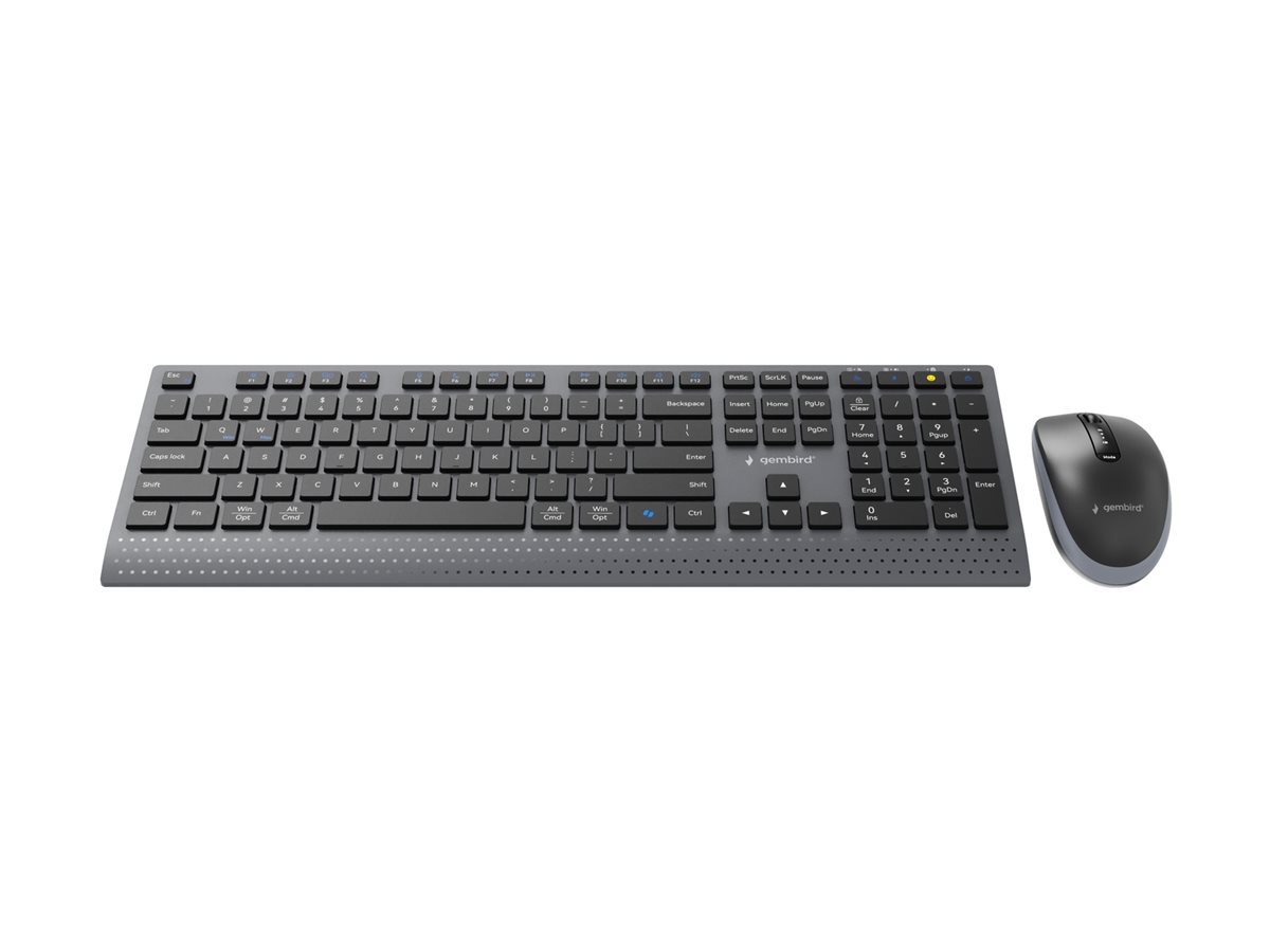 Gembird KBS-WPS-02 | Keyboard and Mouse Set | Wireless | US | Bluetooth | Black - Image 4