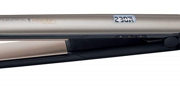 Remington | Keratin Protect Hair Straightener | S8540 | Ceramic heating system | Display LCD | Temperature (max) 230 °C | Bronze/Black