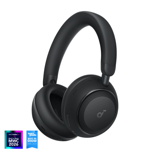 Anker Soundcore Headphones | Space 2 | Over-ear | Microphone | Jet Black | Noise canceling