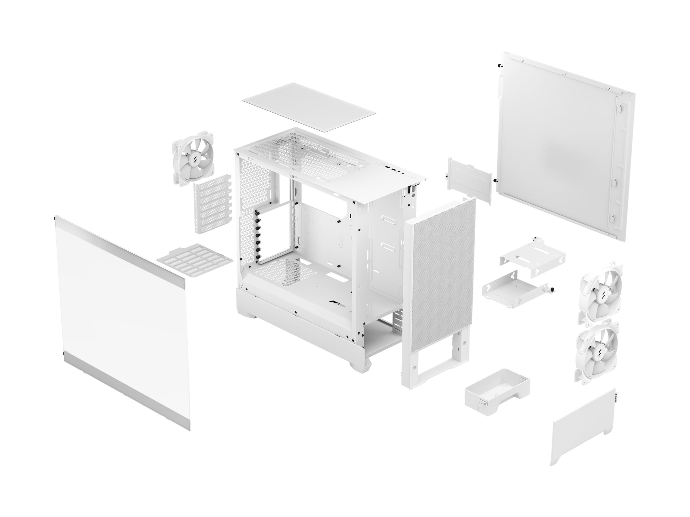 Fractal Design | Pop Air RGB | Side window | ATX, mATX, Mini ITX | ATX | White TG Clear Tint - Image 20
