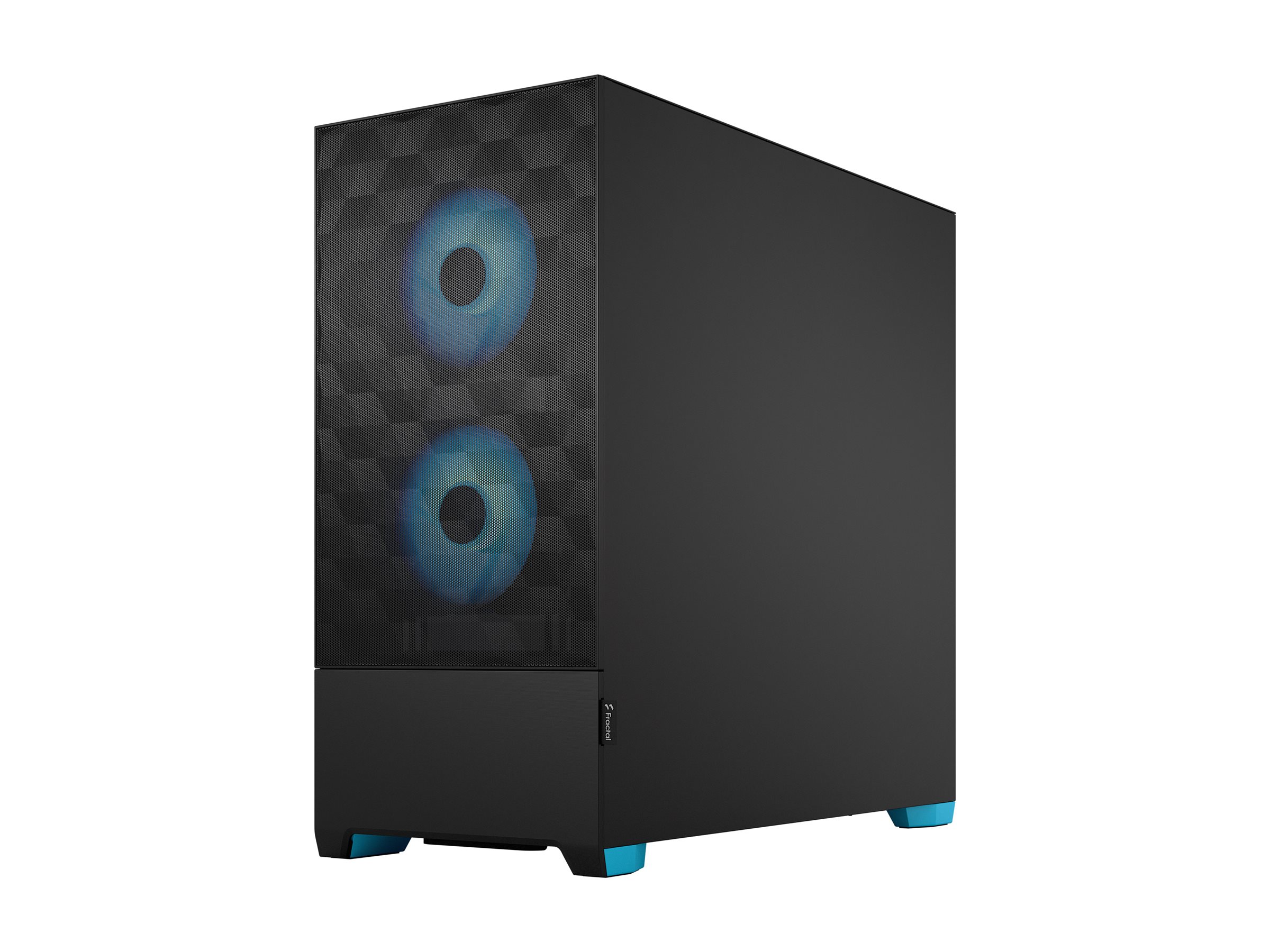 Fractal Design | Pop Air RGB | Side window | ATX, mATX, Mini ITX | ATX | Cyan Core TG Clear Tint - Image 2